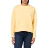 imageLacoste womens Oversized Cotton SweatshirtSesame Yellow