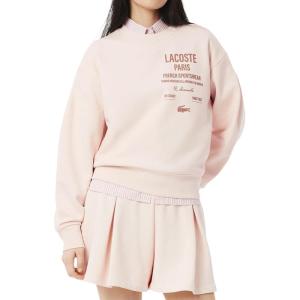 imageLacoste womens Heritage Crew Neck SweatshirtSoft Orange