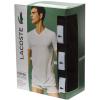 imageLacoste Mens 100 Cotton Regular Fit Crew Neck Undershirt 3PackBlack