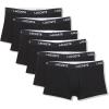 imageLacoste mens Cotton Stretch Essentials Trunks 7packBlack