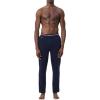 imageLacoste mens Cotton Stretch Tricolor Waistband Pajama PantsNavy Blue