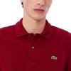 imageLacoste Mens Classic Long Sleeve Pique Polo ShirtBordeaux