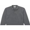 imageLacoste Mens Classic Long Sleeve Pique Polo ShirtGrays