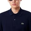imageLacoste Mens Classic Long Sleeve Pique Polo ShirtNavy Blue