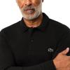 imageLacoste Mens Core Regular Fit Long Sleeve PoloBlack