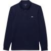 imageLacoste Mens Core Regular Fit Long Sleeve PoloNavy Blue