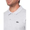 imageLacoste Mens Core Regular Fit Long Sleeve PoloSilver Chine