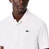 imageLacoste Mens Sport Short Sleeve Regular Fit Green Croc PoloBright White