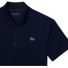 imageLacoste Mens Sport Short Sleeve Regular Fit Green Croc PoloNavy Blue