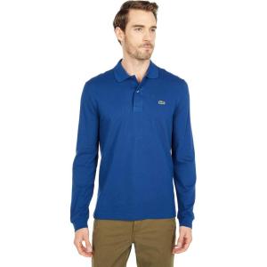 imageLacoste Mens Classic Long Sleeve Pique Polo ShirtGlobe