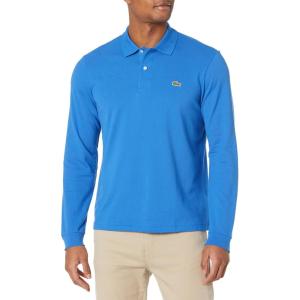 imageLacoste Mens Classic Long Sleeve Pique Polo ShirtHilo