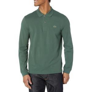 imageLacoste Mens Classic Long Sleeve Pique Polo ShirtJardin