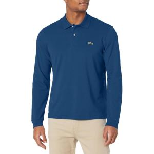 imageLacoste Mens Classic Long Sleeve Pique Polo ShirtMethylene