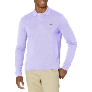 imageLacoste Mens Classic Long Sleeve Pique Polo ShirtNeva