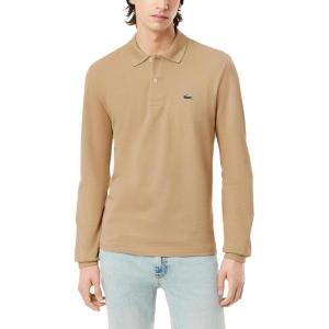 imageLacoste Mens Classic Long Sleeve Pique Polo ShirtViennois