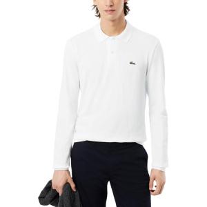 imageLacoste Mens Classic Long Sleeve Pique Polo ShirtWhite