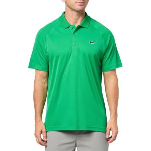 imageLacoste Mens Sport Short Sleeve Regular Fit Green Croc PoloBright Green