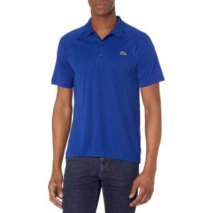 imageLacoste Mens Sport Short Sleeve Regular Fit Green Croc PoloCosmic