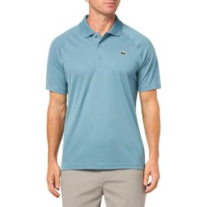 imageLacoste Mens Sport Short Sleeve Regular Fit Green Croc PoloLimestone