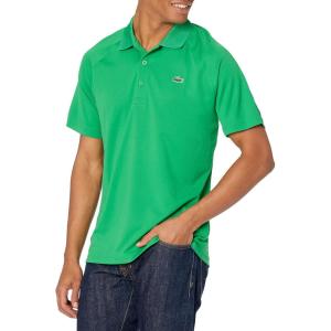 imageLacoste Mens Sport Short Sleeve Regular Fit Green Croc PoloMalachite