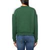 imageLacoste womens Brushed Fleece Crew Neck SweatshirtGreen