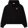 imageLacoste womens Oversized Logo HoodieBlack