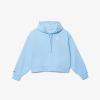 imageLacoste womens Oversized Logo HoodieClassic Blue