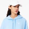 imageLacoste womens Oversized Logo HoodieClassic Blue