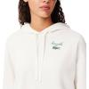 imageLacoste womens Oversized Logo HoodieFlour