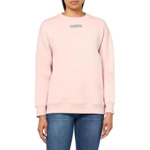 imageLacoste womens Oversized Brushed Fleece Crew Neck SweatshirtBlush