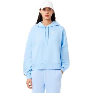 imageLacoste womens Oversized Logo HoodieClassic Blue