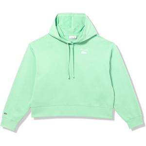 imageLacoste womens Oversized Logo HoodieGreen
