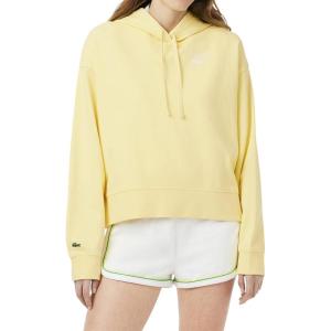 imageLacoste womens Oversized Logo HoodieYellow