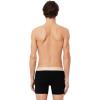 imageLacoste Mens 3 Pack Boxer BriefsBlack With BiscuitBaguetteBeige Waistbands