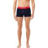 imageLacoste Mens 3 Pack Boxer BriefsNavy BlueGreenRedNavy