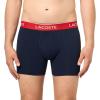 imageLacoste Mens 3 Pack Boxer BriefsNavy BlueOrangeRed