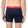 imageLacoste Mens 3 Pack Boxer BriefsNavy BlueOrangeRed