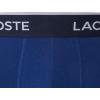 imageLacoste Mens 3 Pack Boxer BriefsNavy BlueRedDeep Ocean