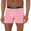 imageLacoste Mens 3 Pack Boxer BriefsSage GreyBlackMidnight Smoke