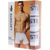 imageLacoste Mens 3 Pack Boxer BriefsWhite With White Waistband