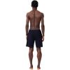 imageLacoste Mens Striped Waist Long Boxer BriefsNavy Blue
