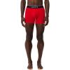 imageLacoste mens Casual All Over Croc 3 Pack Cotton Stretch Boxer BriefsDeep OceanDove GreyRed