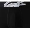 imageLacoste mens Cotton Stretch Big Croc Print Boxer Briefs 3pack Amazon ExclusivesBlack