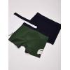 imageLacoste mens Cotton Stretch Big Croc Print Boxer Briefs 3packDusty OliveNavy BlueWhite New