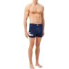 imageLacoste mens Cotton Stretch Big Croc Print Boxer Briefs 3packNavy BlueWhiteDove Grey