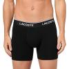 imageLacoste mens Cotton Stretch Essentials Boxer Briefs 3pack Amazon ExclusivesBlackWhiteCaptainGreen