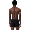 imageLacoste mens Cotton Stretch Essentials Boxer Briefs 5packBlack With Black Waistbands