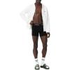 imageLacoste mens Cotton Stretch Essentials Boxer Briefs 5packBlack With Black Waistbands
