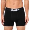imageLacoste mens Cotton Stretch Print Animation Boxer Briefs 3packBlack