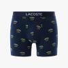 imageLacoste mens Cotton Stretch Print Animation Boxer BriefsNavy BluePollenFirefly